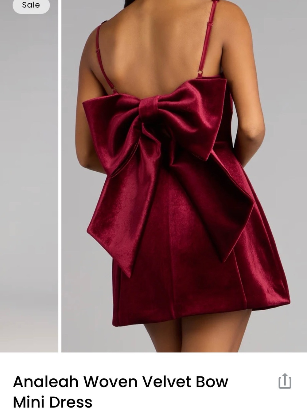 Windsor Velvet Bow Mini Holiday Dress — in Hunter Green